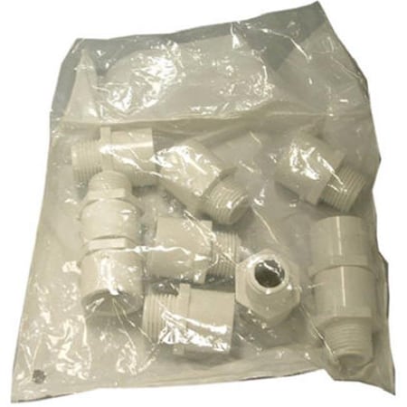 Genova Products 30405CP 0.5 In. Schedule 40 Pressure Male Adapter; Pack 10